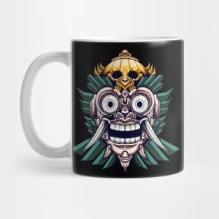 mecha barong face robot illustration Mug